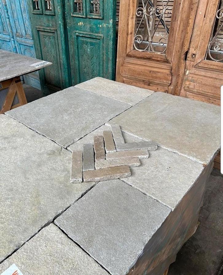 Bourgondische dallen Chateau Raw voor interieur & exterieur!, Tuin en Terras, Tegels en Klinkers, Nieuw, 10 m² of meer, Ophalen of Verzenden