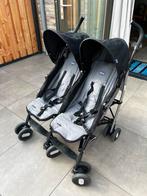 Chicco echo twin tweeling buggy duobuggy paraplubuggy, Ophalen, Gebruikt, Overige merken, Verstelbare rugleuning