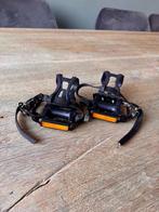 Wellgo M085 Pedalen met toeclips, Ophalen of Verzenden, Nieuw, Algemeen, Crankstel of Pedalen