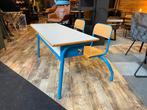 Vintage schoolbankjes, Ophalen, Gebruikt, Tafel(s) en Stoel(en)