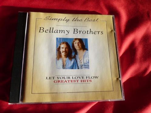 .  BELLAMY BROTHERS - CD GREATEST HITS/ LET YOUR LOVE FLOW, Cd's en Dvd's, Cd's | Pop, Zo goed als nieuw, 1980 tot 2000, Ophalen of Verzenden