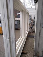 2 x Hardhout schuifpui met 1 schuifdeur 2 vakken, Ophalen, Nieuw, Buitendeur, Schuifdeur