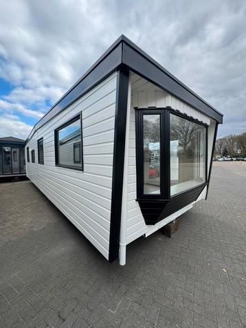 Houten chalet 11.40m x 3.80m beschikbaar voor biedingen