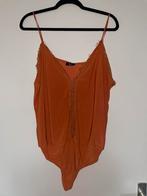 XT studio oranje body suit romper top met kant mt XL, Maat 46/48 (XL) of groter, Xt studio, Oranje, Ophalen of Verzenden
