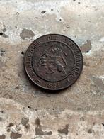 2 1/2 cent 1884 Willem III, zeer mooie kwaliteit, Postzegels en Munten, Munten | Nederland, Ophalen of Verzenden, Koning Willem III
