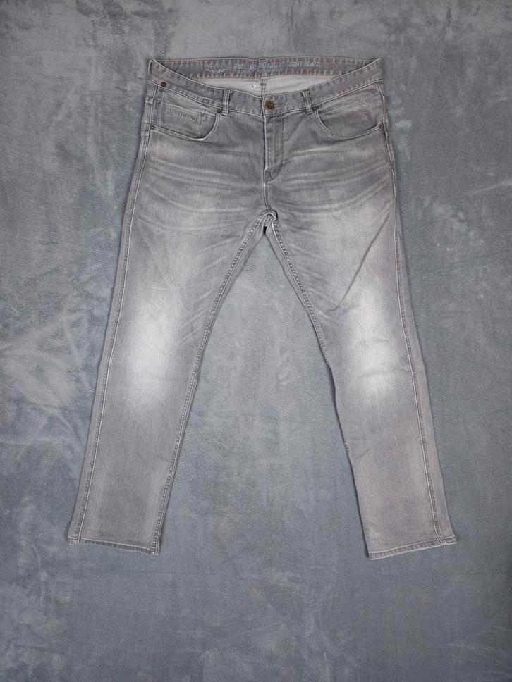PME Legend Broek Nightflight W38 L32 Slim Fit Grijs Pall mal, Kleding | Heren, Spijkerbroeken en Jeans, Zo goed als nieuw, W36 - W38 (confectie 52/54)