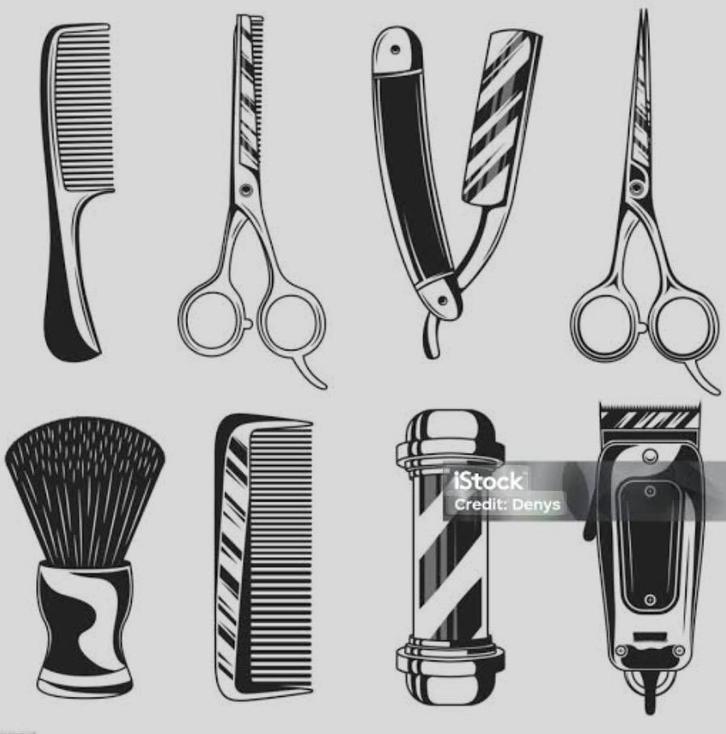 Heren kapper OMSCHRIJVING‼️, Sieraden, Tassen en Uiterlijk, Manchetknopen, Zo goed als nieuw, Overige materialen, Ophalen