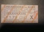 Ticket 70-71 Feyenoord-ajax, Ophalen of Verzenden, Gebruikt, Ajax, Overige typen