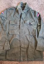 Vintage Militaire Jas - Nederlands Leger 1959, Ophalen of Verzenden, Landmacht, Nederland, Kleding of Schoenen