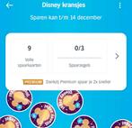 Spaar kaarten disney kransjes, Tickets en Kaartjes, Twee personen, Ticket of Toegangskaart