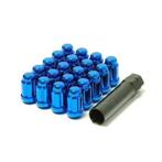 Muteki Closed end short Blauw wielmoeren set M12 x 1.5, Ophalen of Verzenden