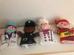4 Nieuwe Handpoppen - Beroepen, Ophalen of Verzenden, Nieuw, Overige typen