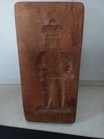 Antieke Speculaasplank met Koning/Koningin, Ophalen