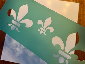 Franse Lelie Sjablonen voor Interieur beschikbaar voor biedingen