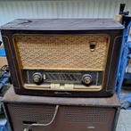 oude buizenradio Grundig 1041W, Audio, Tv en Foto, Radio's, Gebruikt, Ophalen, Radio