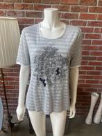 Zilver kleur worn look shirt van Hucke Berlin maat 44 L, Kleding | Dames, Douwenmaat 8-3 Meppel, Info@again.nu, Maat 42/44 (L)