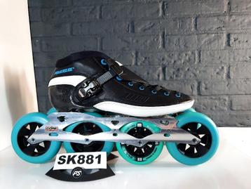 Powerslide M2 Skeelers Skates 3x110 1x100mm Wielen Maat 44 beschikbaar voor biedingen