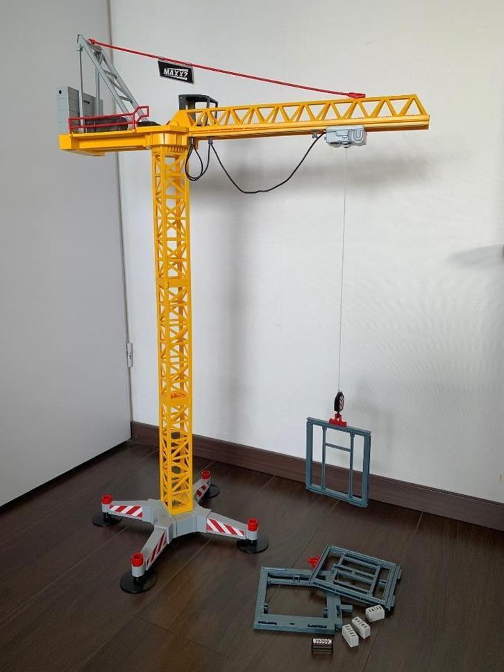 Playmobil hijskraan Maxx7 - 70441, Kinderen en Baby's, Speelgoed | Playmobil, Zo goed als nieuw, Complete set, Ophalen