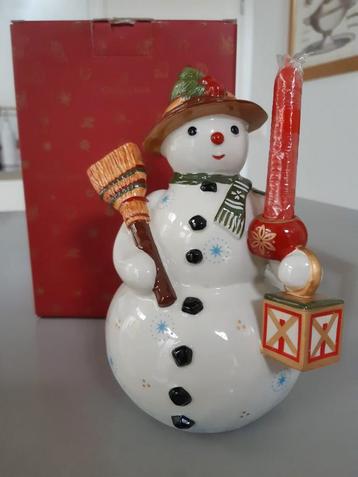 Sneeuwpop Kerst Villeroy en Boch Nostalgic Light  beschikbaar voor biedingen