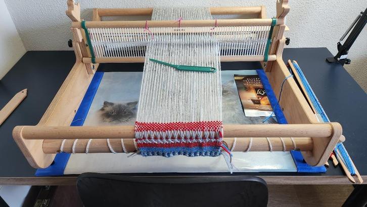 Lojan Flex Hevelrietgetouw 50cm., Hobby en Vrije tijd, Knutselen, Zo goed als nieuw, Gereedschap of Toebehoren, Ophalen