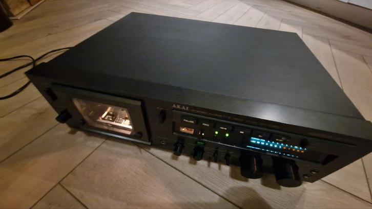 Akai GX-F80 Cassettedeck - Zeldzaam & Goed Onderhouden!, Audio, Tv en Foto, Cassettedecks, Enkel, Akai, Tiptoetsen, Tape counter