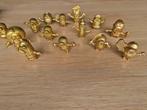 Gouden minions figuurtjes 14 st., Ophalen of Verzenden, Zo goed als nieuw