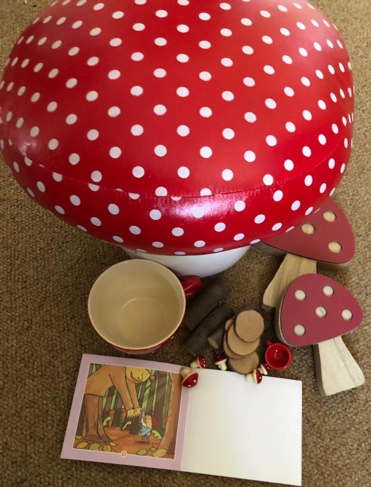 Themakist Reuzen en Kabouters - Paddestoelen - Herfst Uk&Puk, Kinderen en Baby's, Speelgoed | Overig, Zo goed als nieuw, Jongen of Meisje