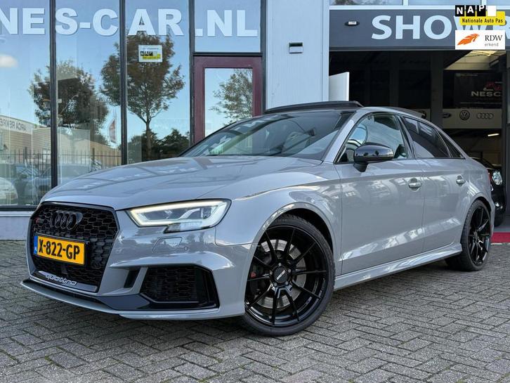 Audi RS 3 Limousine 2.5 TFSI quattro | Pano | Keyless | B&O!, Auto's, Audi, Bedrijf, Te koop, RS3, 4x4, ABS, Achteruitrijcamera