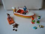 playmobil boot met snorkelaars en waterdieren, Ophalen of Verzenden, Zo goed als nieuw