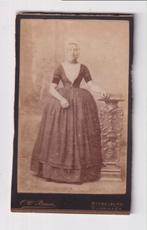 cdv zeeuwse klederdracht, foto CW Bauer, Middelburg Vliss., Verzamelen, Verzenden, Voor 1940, Klederdracht, Foto