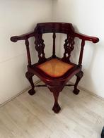 Sierlijke houten hoekstoel (Chippendale), Antiek en Kunst, Antiek | Meubels | Stoelen en Banken, Ophalen