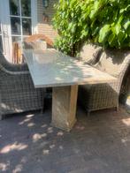 Tuintafel graniet, Tuin en Terras, Tuintafels, Ophalen, Gebruikt, Rechthoekig, Overige materialen
