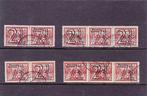 Traliezegels 356 A/D Guilloche 1940 (1169), Postzegels en Munten, Postzegels | Nederland, Verzenden, T/m 1940, Gestempeld