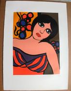 Pompeo Borra #Milaan# Unieke Vintage Litho "Bella Ragazza", Ophalen of Verzenden