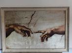 Reproductie van Michelangelo's 'De Schepping van Adam', Ophalen