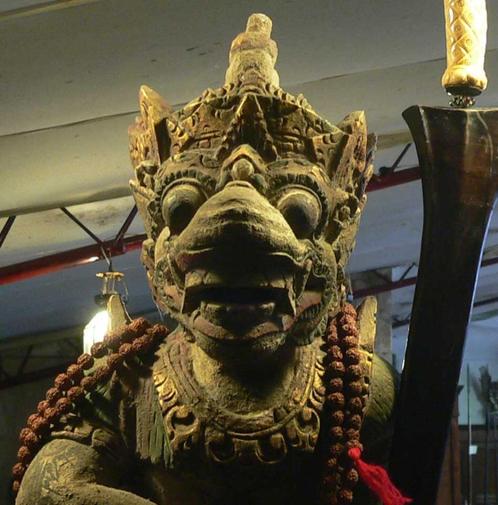 Keris drager AH5 Hanuman Bali Kris Beeld Indonesie Indie, Antiek en Kunst, Kunst | Niet-Westerse kunst, Ophalen