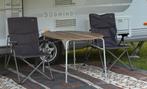 Bo-Camp lichtgewicht tafel ovaal, 130 x 90  (Oval Feather), Caravans en Kamperen, Ophalen, Zo goed als nieuw, Campingtafel