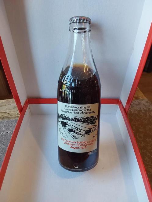 Coca Cola Fles Morganton 1978 Item A27, Verzamelen, Complete verzamelingen en Collecties, Ophalen
