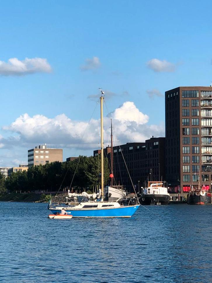 Hurley 800 zeilboot - opknapper!, Watersport en Boten, Kajuitzeilboten en Zeiljachten, Gebruikt, Tourjacht of Cruiser, Polyester