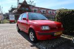 Nissan Micra 1.3 SLX 16V AUT E2 1993 Rood. APK t/m 04-2026, Stof, 74 pk, 4 cilinders, Centrale vergrendeling