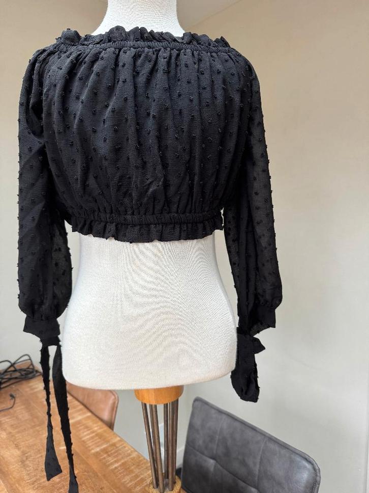 SEVEN SISTERS top / blouse nieuwstaat zwart maat S DN, Kleding | Dames, Blouses en Tunieken, Zo goed als nieuw, Maat 36 (S), Zwart