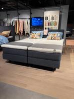 Auping Original boxspring (elektrisch), Ophalen, Blauw, 210 cm, Tweepersoons