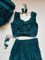 Handgemaakte Lehenga uit New Delhi, Huwelijk, Ophalen of Verzenden, Zo goed als nieuw, Kleding