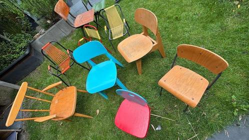 Diverse vintage design kinderstoelen - Friso Kramer - Herlag, Kinderen en Baby's, Kinderstoelen, Gebruikt, Overige typen, Ophalen