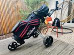 Titleist golftas, Bagboy trolley en Ping regenhoes, Sport en Fitness, Golf, Ophalen, Gebruikt, Tas, Overige merken