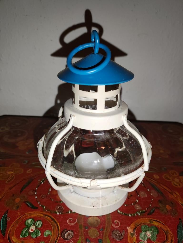 Mooi vintage lantaarntje voor een waxinelichtje, Antiek en Kunst, Verzenden