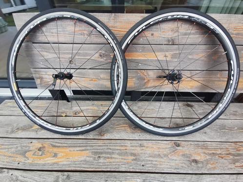 Fulcrum racing 5 LG wielset incl banden, Fietsen en Brommers, Fietsonderdelen, Zo goed als nieuw, Racefiets, Wiel, Ophalen of Verzenden