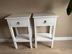 Twee Ikea Hemnes nachtkastjes Wit, Ophalen, Zo goed als nieuw, Minder dan 45 cm