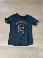 Donkergrijs dames shirt van Jennyfer maat m, Kleding | Dames, Maat 38/40 (M), Verzenden, Zo goed als nieuw, Korte mouw