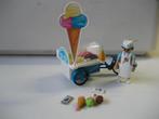 playmobil ijsjes kar  9426 met verkoper, Kinderen en Baby's, Speelgoed | Playmobil, Ophalen of Verzenden, Zo goed als nieuw